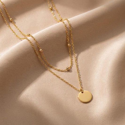 Layered Disc Necklace